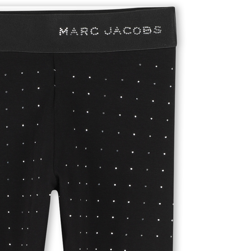 Unifarbene Leggings mit Strass THE MARC JACOBS 
                    MÄDCHEN