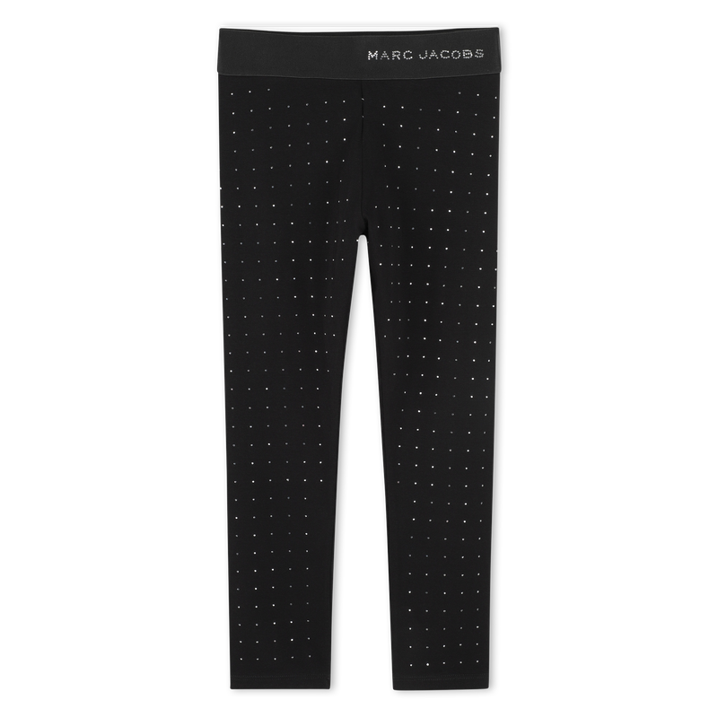 Unifarbene Leggings mit Strass THE MARC JACOBS 
                    MÄDCHEN